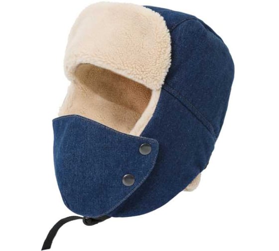 Изображение товара Шапка-ушанка СОЮЗСПЕЦОДЕЖДА КОТКРУТ (KOTKRUT) Джинс т.синяя, на искусственном меху, 57-62 2000000248752