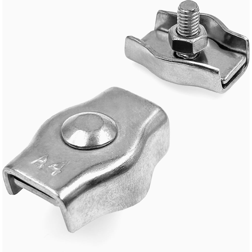 Изображение товара Нержавеющий зажим KREPFIELD 6 мм симплекс А4 для крепежа