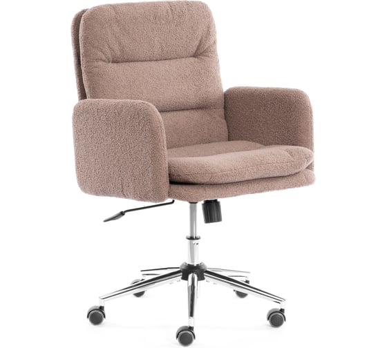 Изображение товара Кресло TetChair Dover хром букле, коричневый, barni cocoa 24938