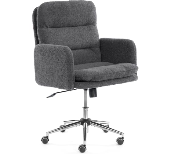 Изображение товара Кресло TetChair Dover хром букле, серый, barni grey 24940