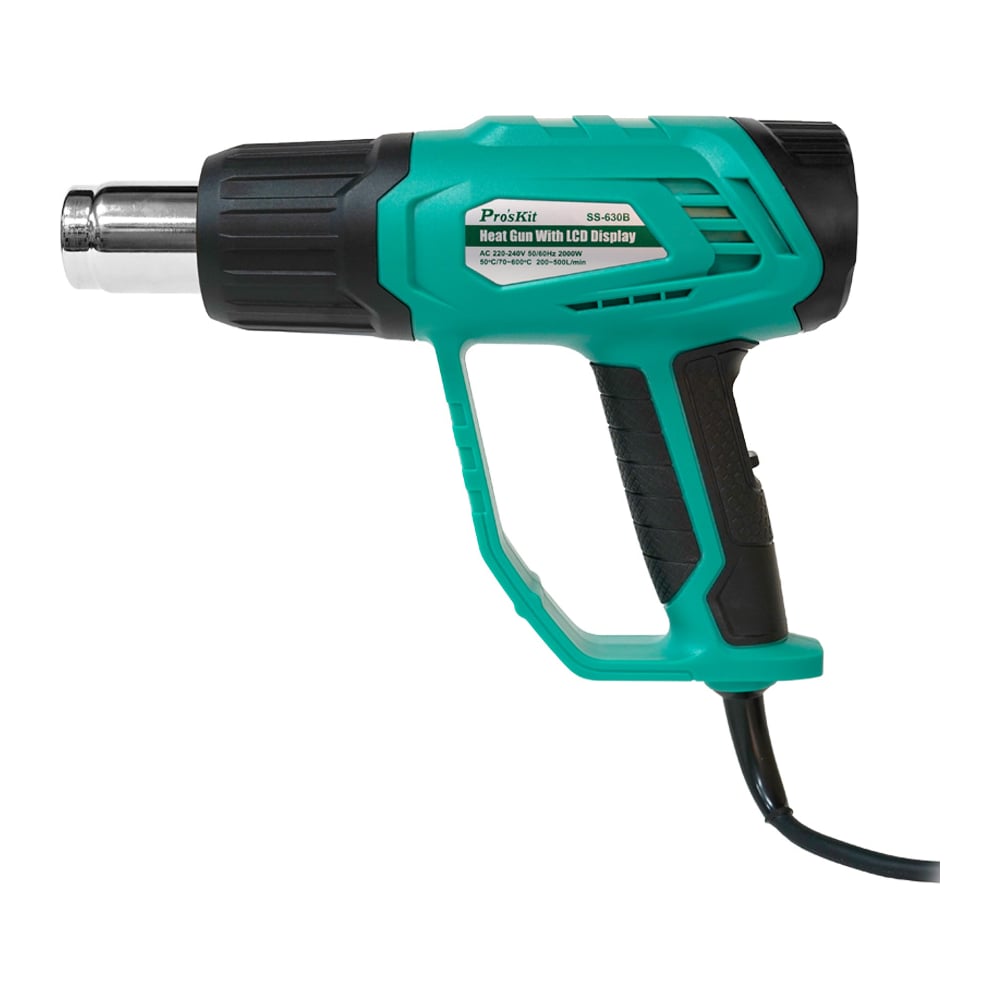Изображение товара Профессиональный термофен Pro'sKit SS-630B 2000 Вт с цифровым дисплеем
