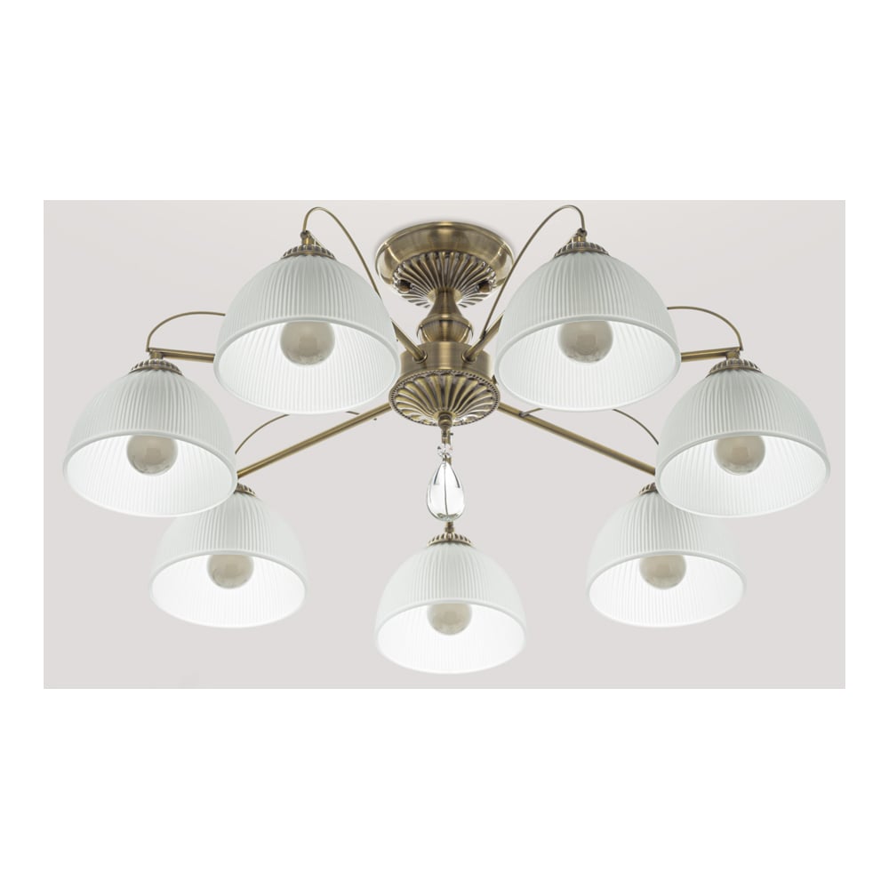 Изображение товара Люстра потолочная INLUX LETRA бронза 7 ламп классика IN40273