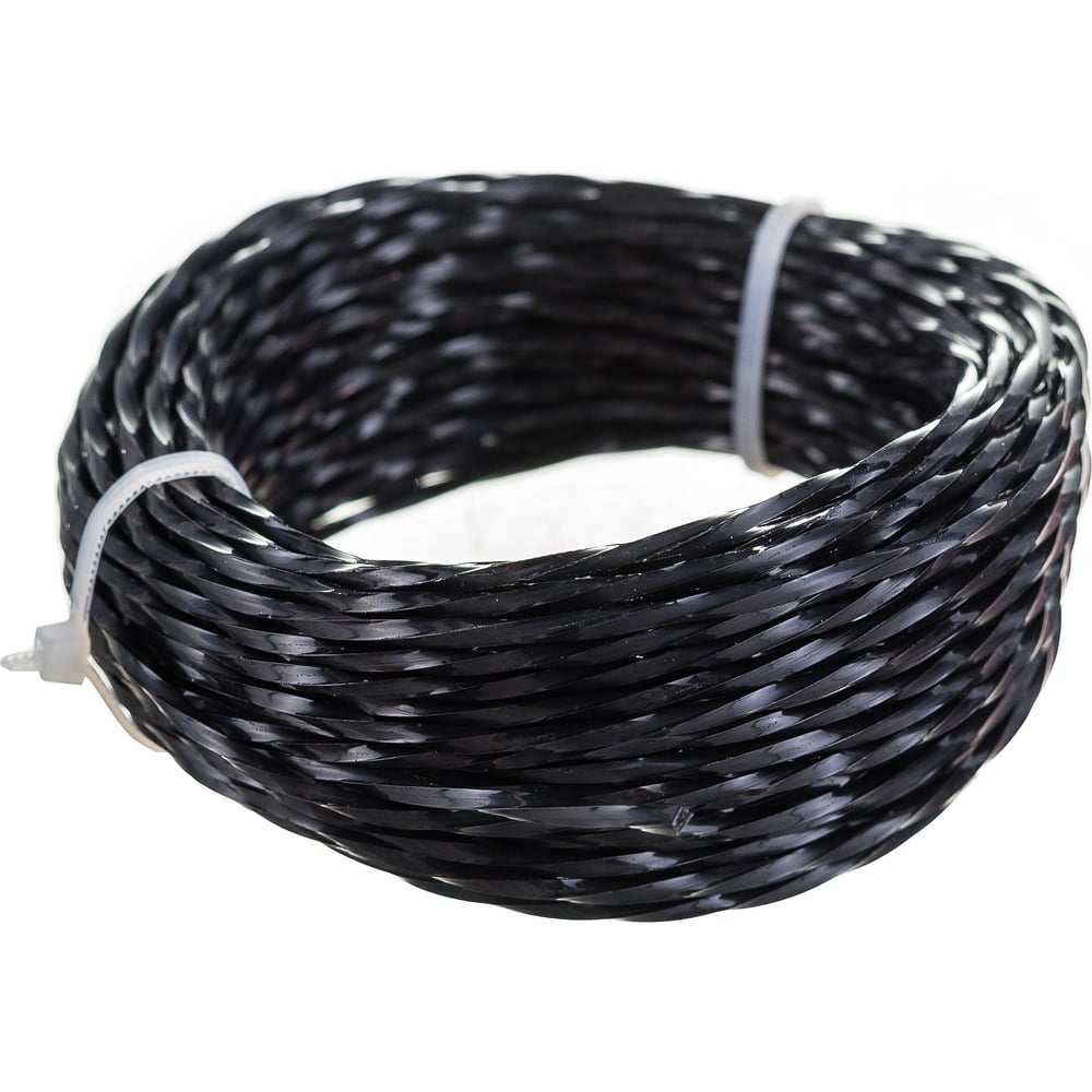 Изображение товара Леска триммерная квадрат витая 2 мм, 15 м Gigant GTR-16 для травокосилки