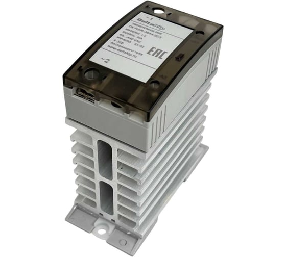 Изображение товара Твердотельное реле с радиатором DELTAKIP DK-HDM-3044.ZD3 (30А, 3…32VDC) DK-F0000059