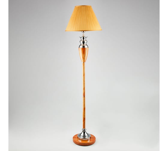 Изображение товара Напольный светильник Eurosvet 009 W 1T RDM арматура+колпак янтарь 00000019600