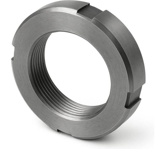 Изображение товара Гайка шлицевая ООО ЭКОМАРКЕТ ГОСТ 11871-88 30x1.5. (5шт) 4006700000049