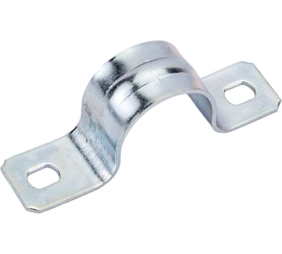 Изображение товара Крепежная двухлапковая скоба Рувинил d 20 мм метал. оцинк. уп.30 шт С21420