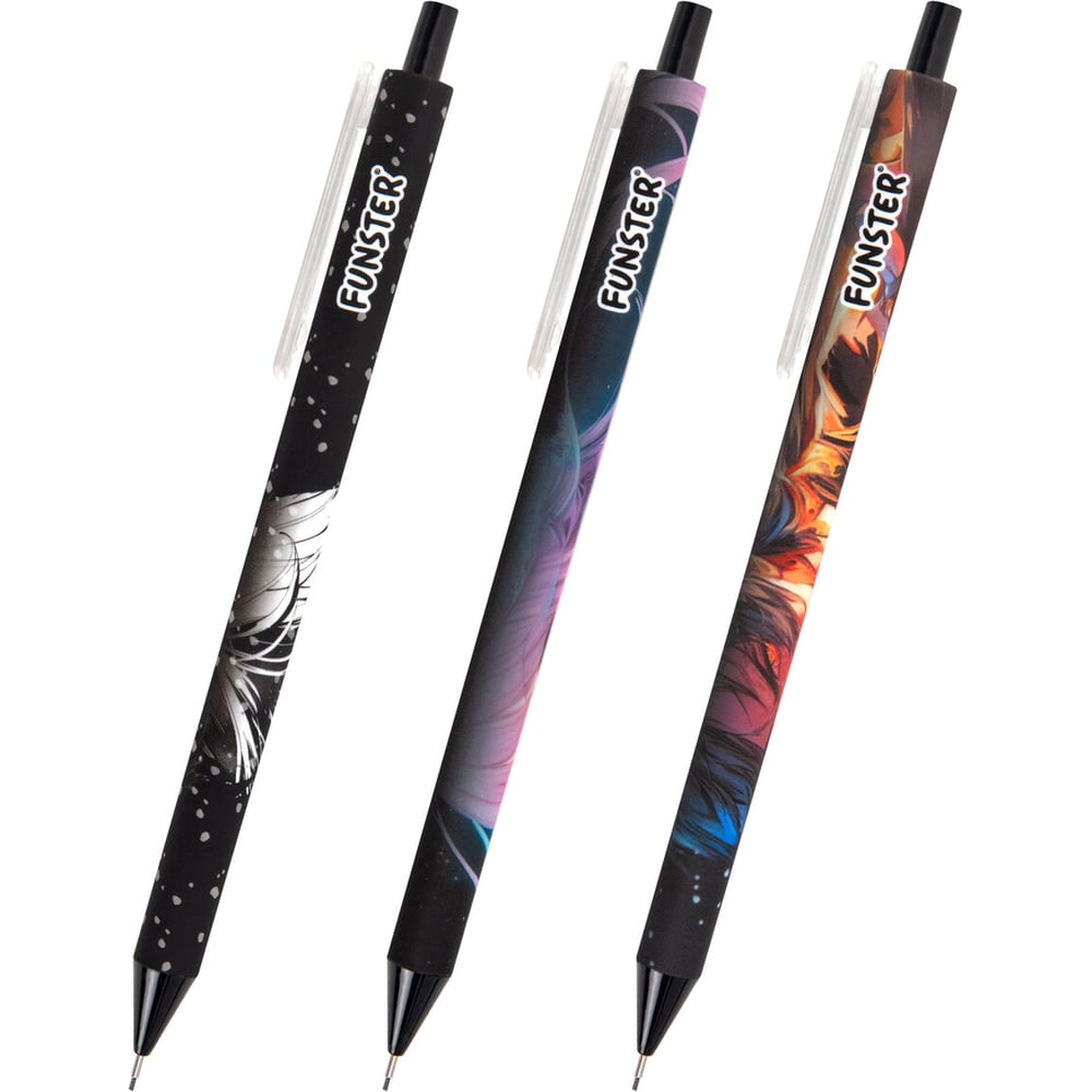 Изображение товара Механический карандаш ОФИСМАГ 0.7 мм с принтом 24 шт. FUNSTER