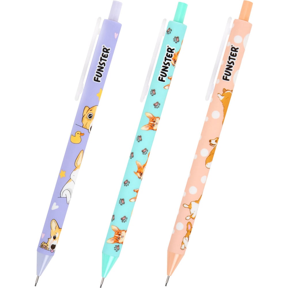 Изображение товара Механический карандаш ОФИСМАГ 0.7 мм с принтом FUNSTER 24 шт