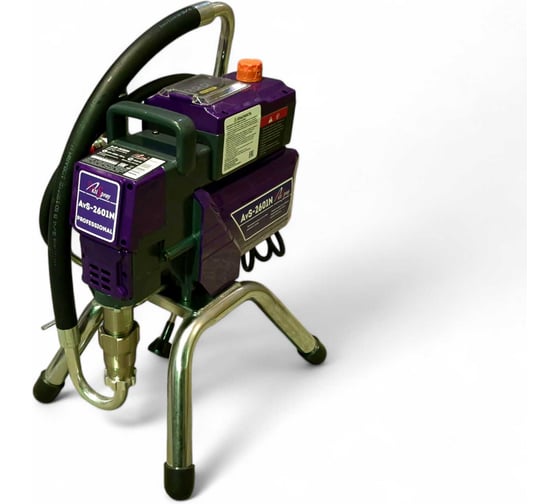 Изображение товара Аппарат окрасочный AktiSpray комплект 2,6 л/мин, 220 бар, 1800 Вт, 220 В, 50 Гц AvS-2601N