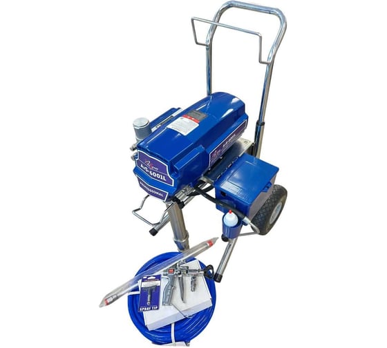 Изображение товара Аппарат окрасочный AktiSpray комплект 6.2 л/мин, 220 бар, 3000 Вт, 220 В, 50 Гц AvS-6001L