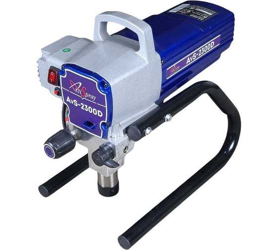 Изображение товара Аппарат окрасочный AktiSpray комплект 2.3 л/мин, 220 бар, 1300 Вт, 220 В, 50 Гц AvS-2300D