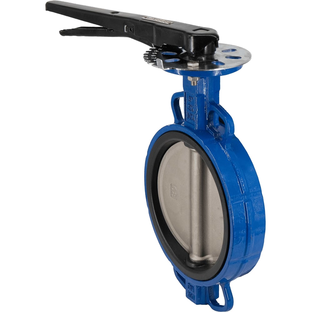Затвор дисковый межфланцевый чугунный NEWKEY DN 200 (8), PN16 NK-DZi200
