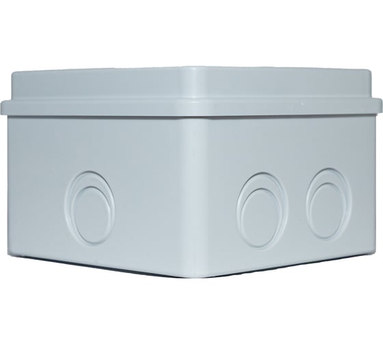 Изображение товара Корпус распаячной коробки Cetinkaya Pano 110x110x70мм, перфорированные стенки, пластик CP1235