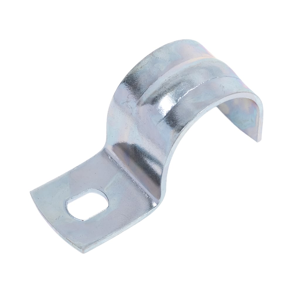 Изображение товара Крепежная скоба Рувинил d18 мм метал. 100 шт, надежный монтаж кабелей