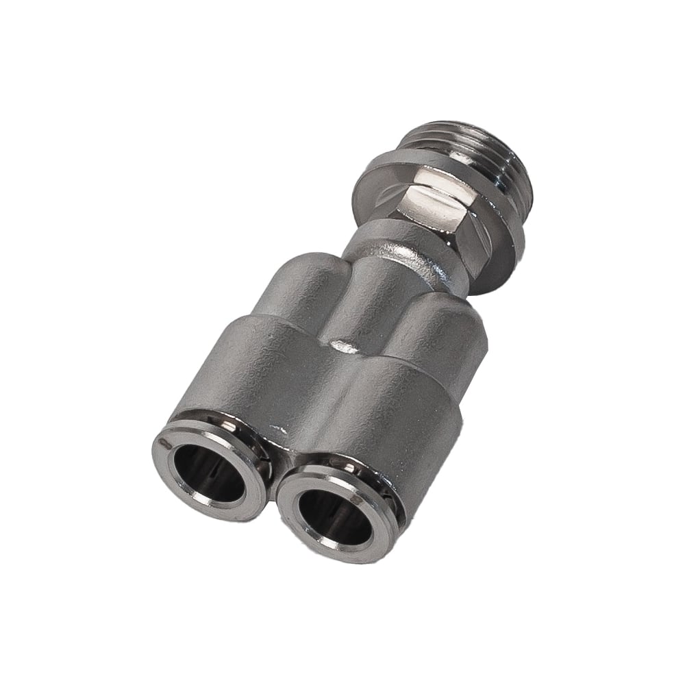 Изображение товара Фитинг латунный NBPT NPWT 08-G03 Y-образный тройник 3/8M-8 мм