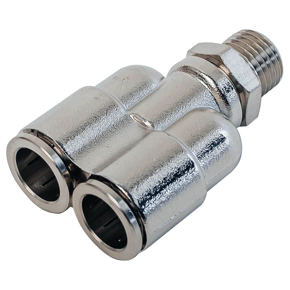 Изображение товара Фитинг латунный NBPT NPWT 10-M8х1 тройник для трубопроводов