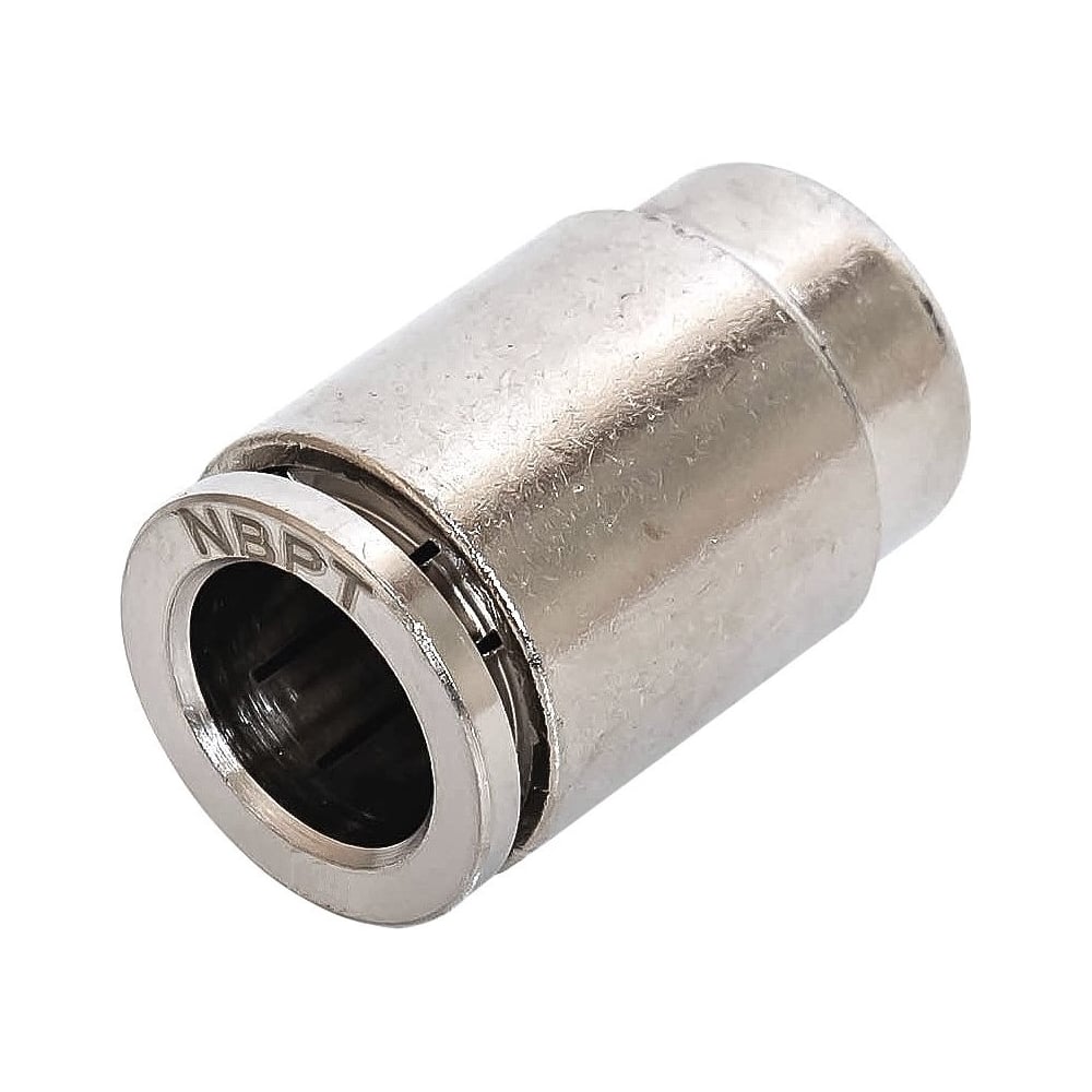 Изображение товара Латунная заглушка NBPT NPPFT 12 диаметр 12 мм никелированная