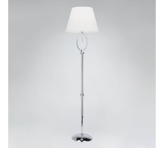 Изображение товара Напольный светильник Eurosvet 01056 1 хром прозрачный хрусталь Strotskis 00000084937