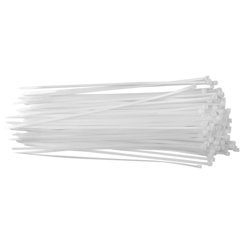 Изображение товара Хомут нейлон 3,6x150 мм 100 шт. для крепежа монтажных работ Изображение товара Хомут нейлон 3,6x150 мм 100 шт. для крепежа монтажных работ