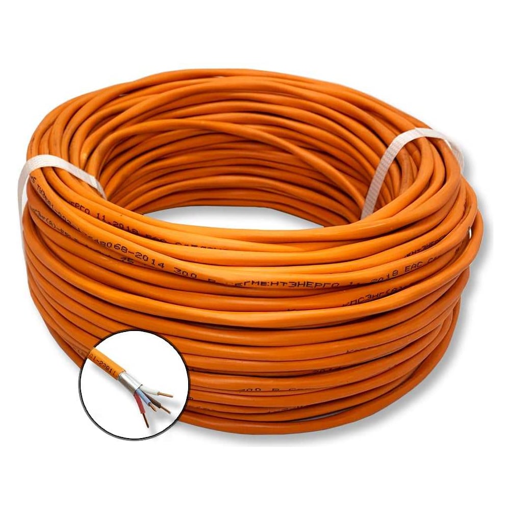 Изображение товара Огнестойкий кабель БУРЕВЕСТНИК кпсэнг a FRLS 2x2x1.5 мм2 1м