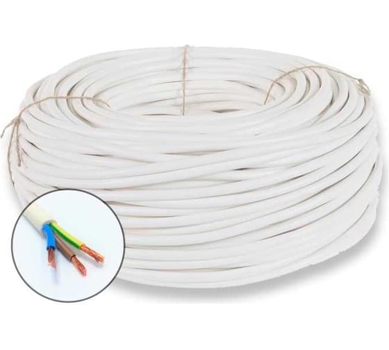 Изображение товара Провод бытовой БУРЕВЕСТНИК пвс 3x4 мм2, 1м OZ70421L1 BOZ70421L1