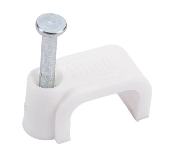 Изображение товара Пластиковая плоская скоба Volsten 9 мм 50 шт. V02-6W-2-09-050 9561