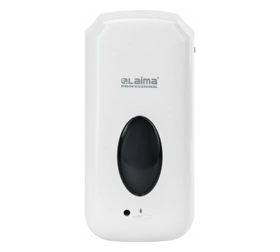 Изображение товара Диспенсер для жидкого мыла ЛАЙМА CLASSIC наливной, сенсорный, 1 л, с блоком питания, белый 607318