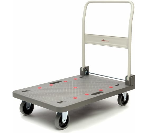 Изображение товара Платформенная тележка СТЕЛЛА-ТЕХНИК 900х610 со складной ручкой, грузоподъемность 250 кг FW-250П