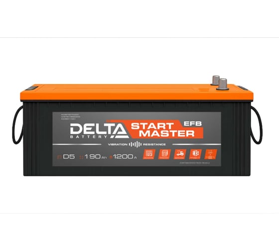 Изображение товара Аккумулятор DELTA START MASTER EFB TRUCK 190 Ah L3