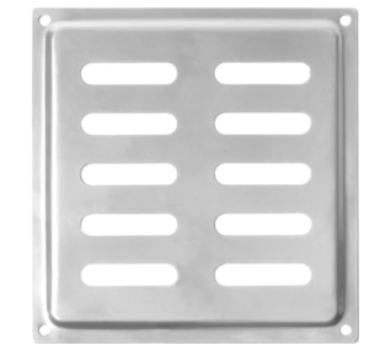 Изображение товара Решетка вентиляционная DOMART 150x150, модель 2, цинк 4660046005276