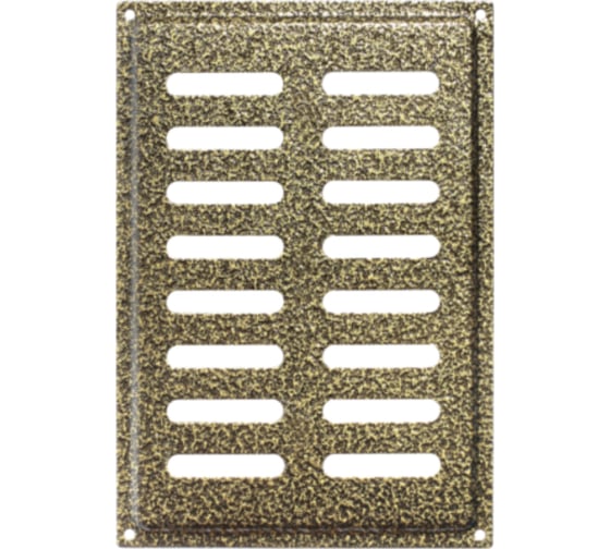 Изображение товара Решетка вентиляционная DOMART 170x240, с сеткой, модель 2, бронза антик 4660046005672