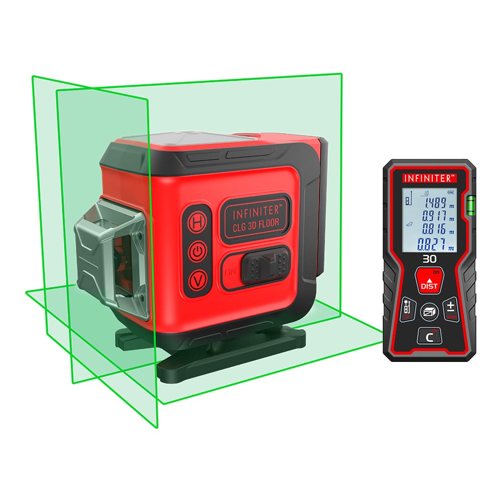 Изображение товара Лазерный Комплект лазерный нивелир CONDTROL INFINITER CLG 3D FLOOR + дальномер INFINITER 30 1-4-983