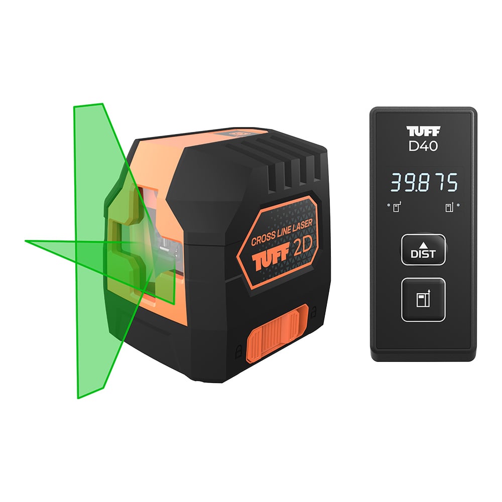 Изображение товара Комплект лазерный нивелир CONDTROL TUFF 2D + дальномер TUFF D40 1-4-981