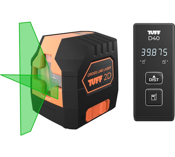 Изображение товара Комплект лазерный нивелир CONDTROL TUFF 2D + дальномер TUFF D40 1-4-981