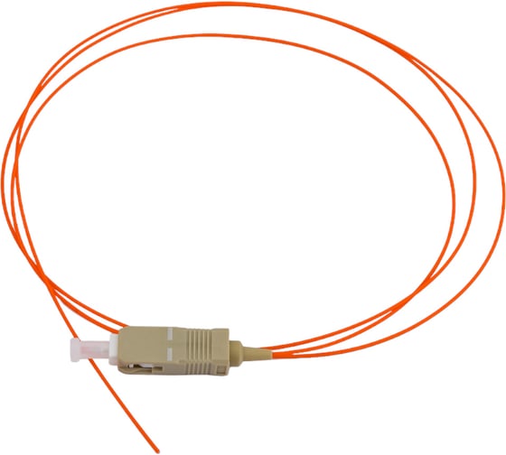 Изображение товара Пигтейл Hyperline FPT-B9-62-SC/PR-1M-LSZH-OR волоконно-оптический MM 62.5/125, SC, 1 м, LSZH 27869