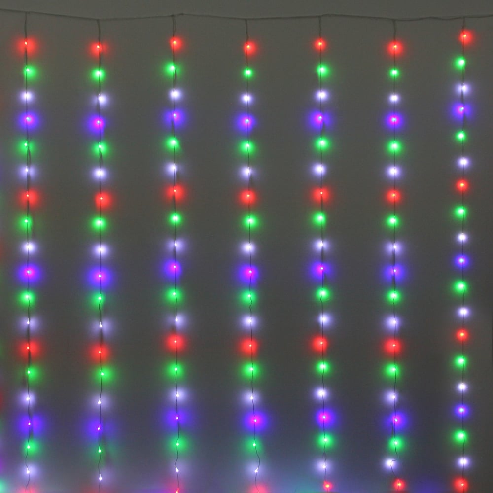 Изображение товара Гирлянда для дома Серпантин ЗАНАВЕС Bright light Водопад 3м 240 LED мультицвет