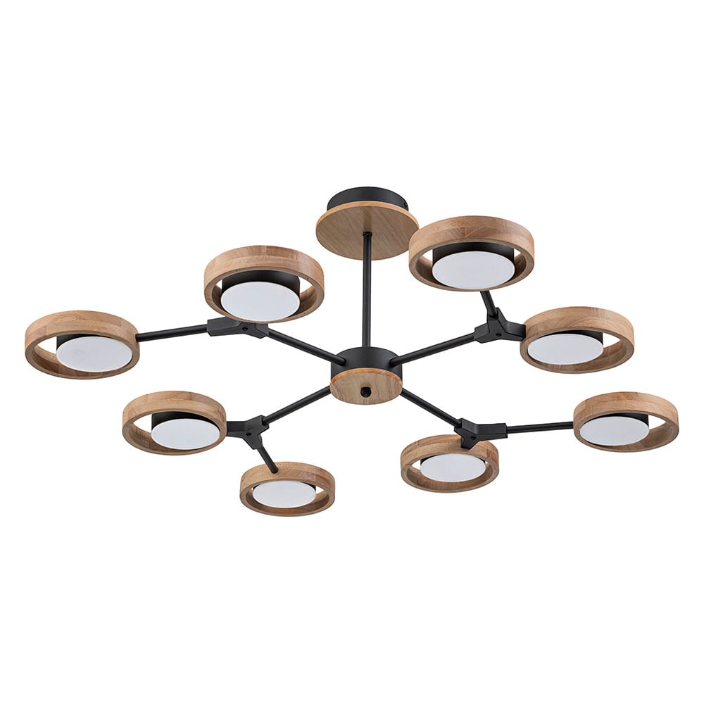 Изображение товара Подвесной светильник ARTE LAMP A2454PL-8BK с регулятором яркости и LED