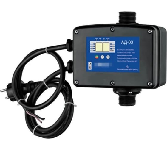 Изображение товара Блок частотного преобразователя Акватек насосами до 750 Вт со встроенным датч. давл. 0-10 бар и реле 0-18-1140