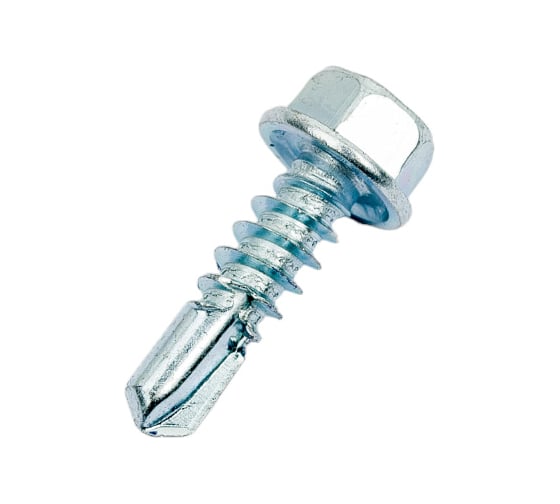 Изображение товара Кровельный саморез КРЕП-КОМП цинк 7 мкм, без шайбы, 5,5х19 600 шт скбш5519ф