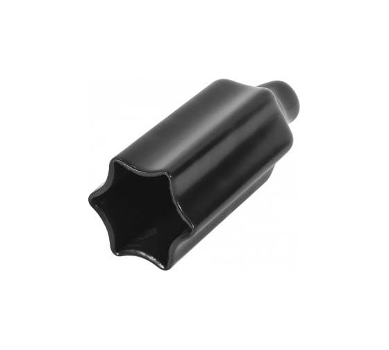 Изображение товара Колпачок шестигранный из ПВХ для резьбовой шпильки Миниворкс М10, серия CAPMP, цвет черный – (10 шт.) CAPMP9-11