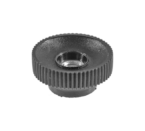 Изображение товара Барашек Миниворкс пластиковый с рукояткой Ø20 и резьбой М5, цвет черный – (5 шт.) RDGM205-01H