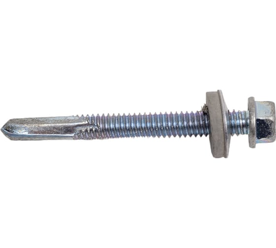 Изображение товара Кровельный саморез КРЕП-КОМП с увеличенным сверлом, 5,5х51 Kn 150 шт скд5551ф