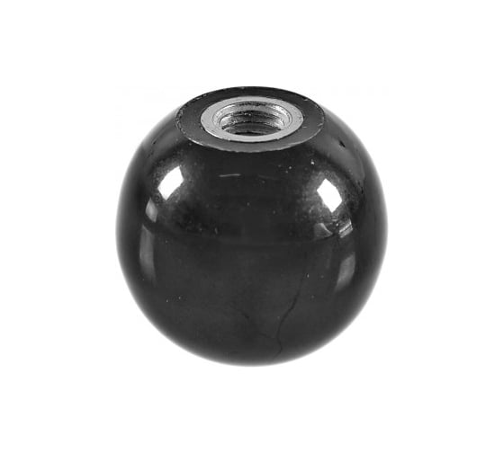 Изображение товара Шарик Миниворкс пластиковый Ø40, с резьбой М8, цвет черный – (1 шт.) KKB408ST-01H