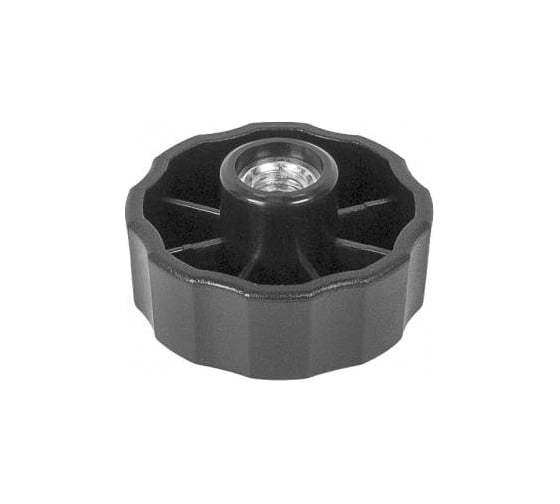 Изображение товара Барашек Миниворкс пластиковый с рукояткой Ø42 и резьбой М8, цвет серый – (10 шт.) Б42М8СС