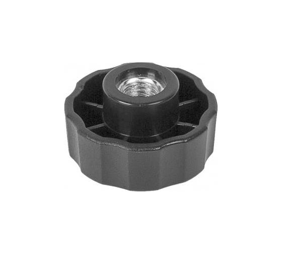 Изображение товара Барашек Миниворкс пластиковый с рукояткой Ø42 и резьбой М10, цвет серый – (10 шт.) Б42М10СС