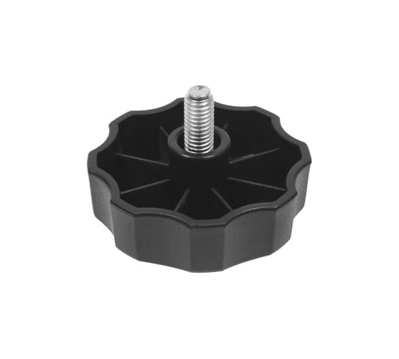 Изображение товара Фиксатор Миниворкс пластиковый с рукояткой Ø60 и резьбой М8х20, цвет черный – (10 шт.) Ф60М8-20ЧН
