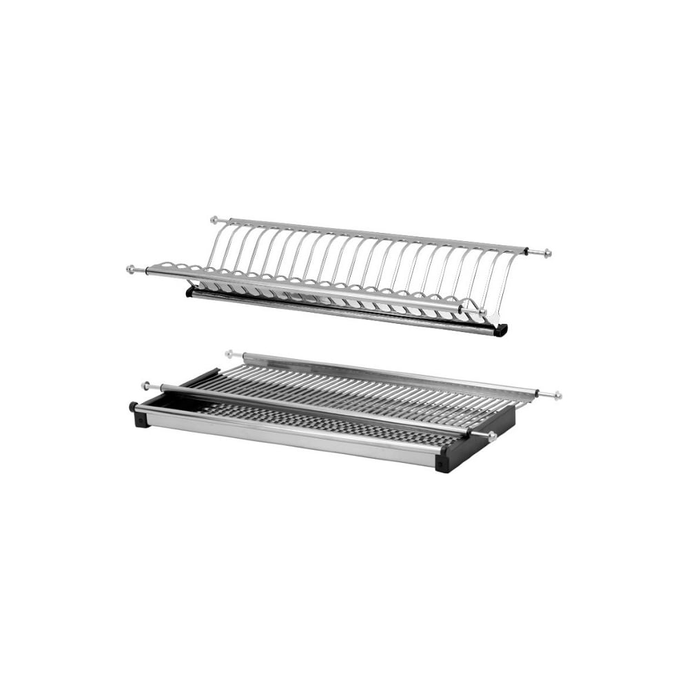 Изображение товара Сушка для посуды Аврора KL900мм с поддоном из нержавеющей стали