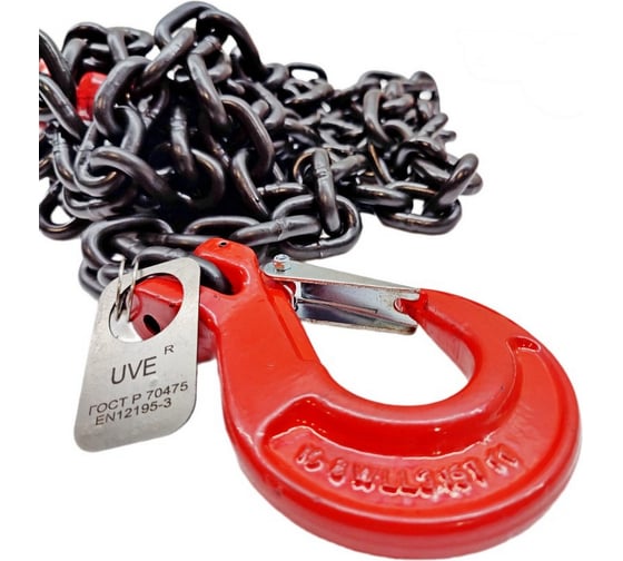 Изображение товара Цепь крепежная UVE 8 кл. 13 мм, 10,6 т, 5 м, арт. ЦК-13/10600 (5000) FC-1310600-5000