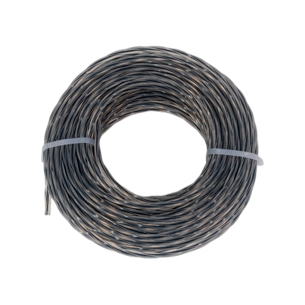 Изображение товара Леска для триммера ЛВКС 3.0-15 — витой квадрат с сердечником, 3 мм, 15 м